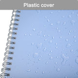 TWONE 4-Pack Spiral Notebooks, 10 x 7 Inches with 70 Sheets, 140 Grid Paper, Ideal for Math and More