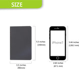 TWONE Pocket Notebook, 6 Pack Softcover Mini Notebooks 3.5" x 5.5" Black Notebook Small Memo Notepad for Men Women Kids Traveler Author, 30 Sheets,60 Pages