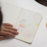 TWONE Pocket Notebook, 6 Pack Softcover Mini Notebooks 3.5" x 5.5" Black Notebook Small Memo Notepad for Men Women Kids Traveler Author, 30 Sheets,60 Pages