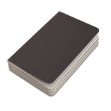TWONE Pocket Notebook, 6 Pack Softcover Mini Notebooks 3.5" x 5.5" Black Notebook Small Memo Notepad for Men Women Kids Traveler Author, 30 Sheets,60 Pages